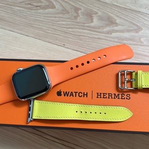Apple Watch Hermes Series 7 GPS + Cellular 41mm Stainless Steel